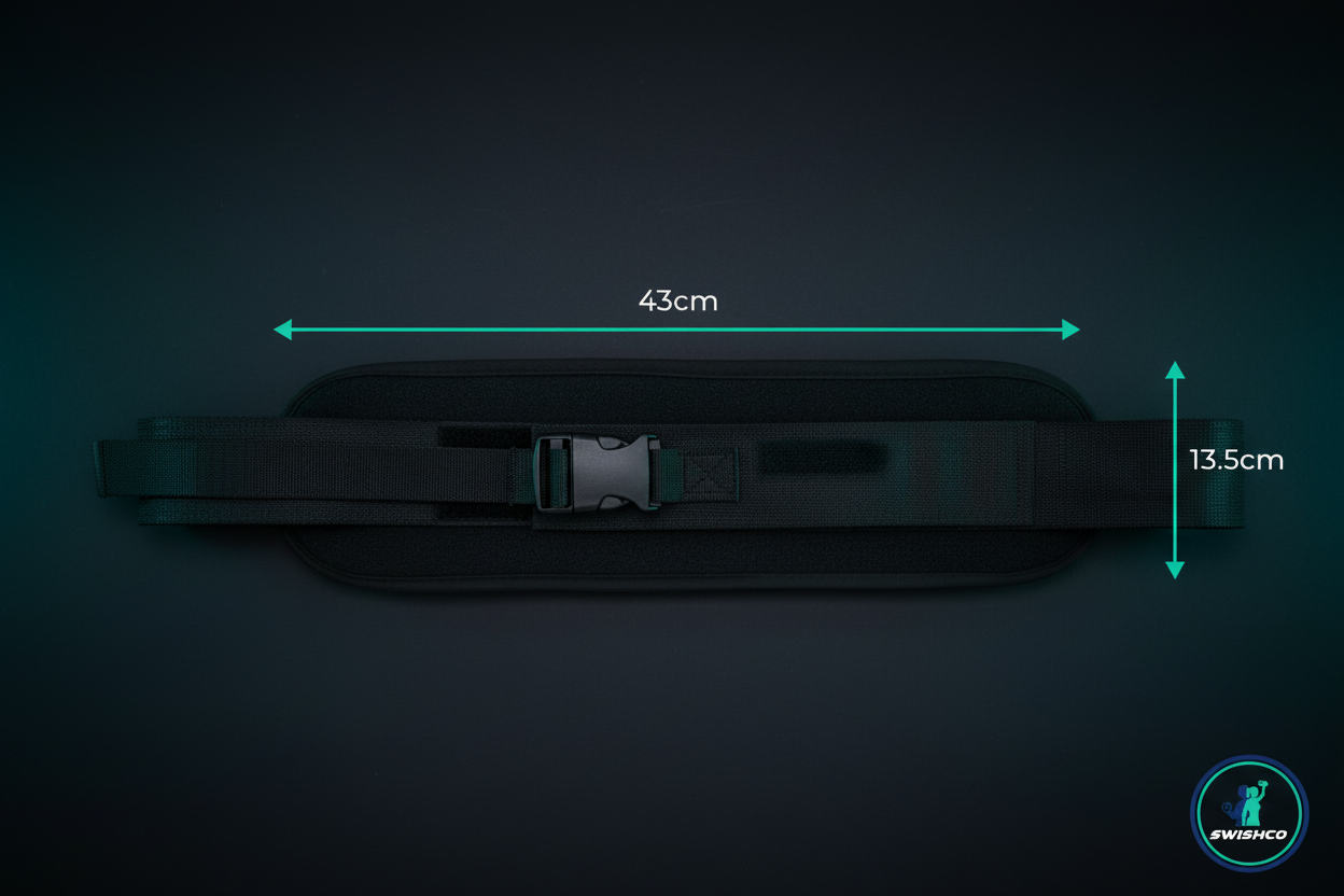 SwishBelt Pro™ Adjustable Weighted Training Belt | Home & Gym