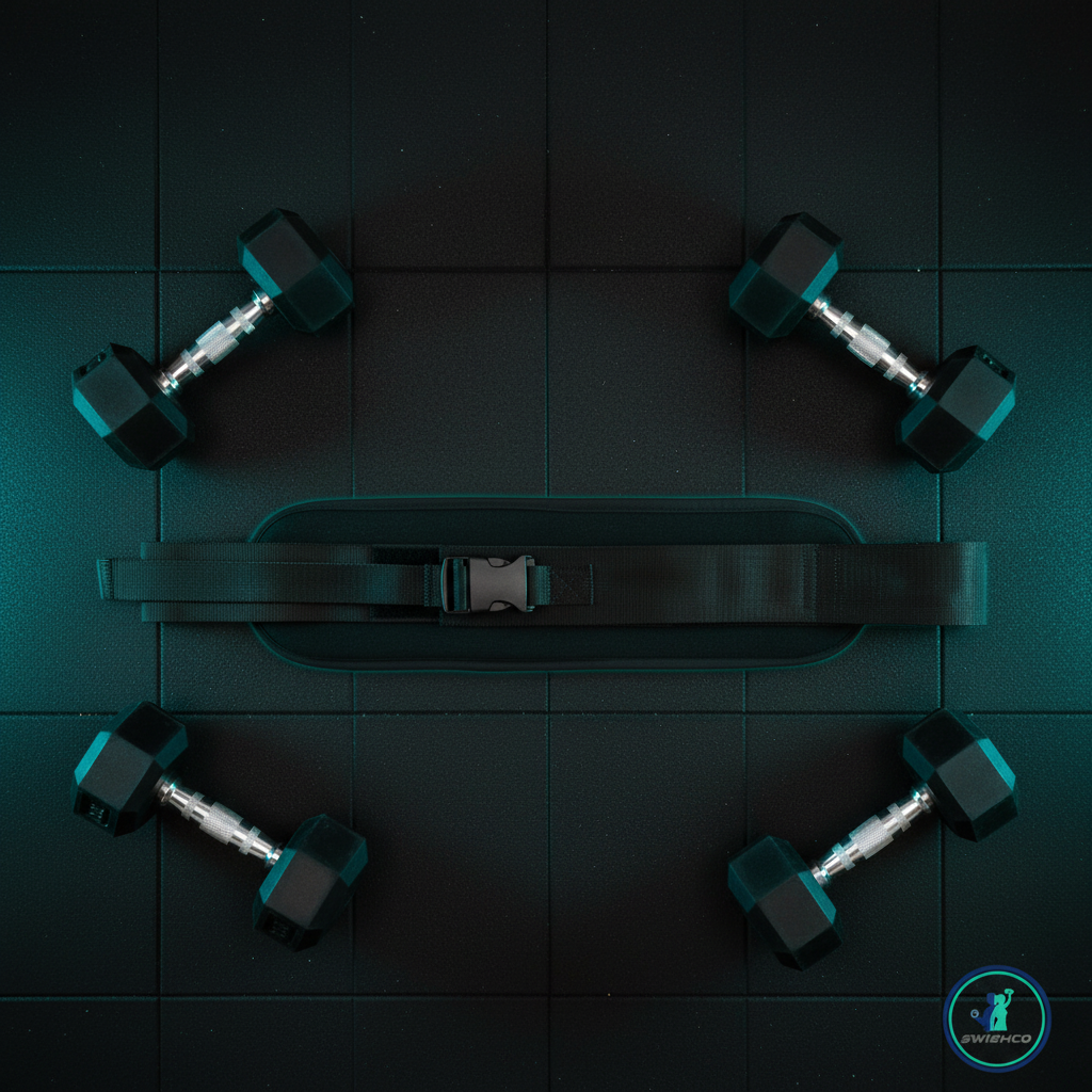 SwishBelt Pro™ Adjustable Weighted Training Belt | Home & Gym